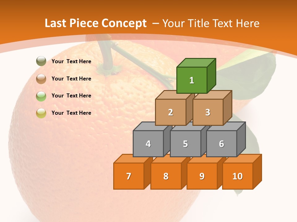 Fresh Isolated Juicy PowerPoint Template