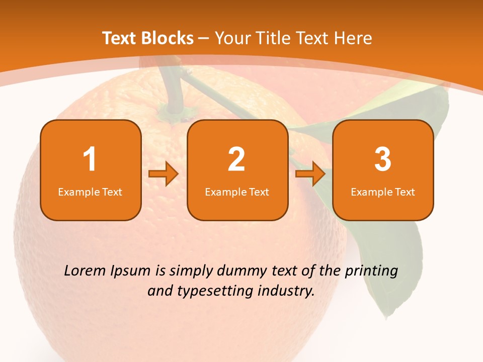 Fresh Isolated Juicy PowerPoint Template