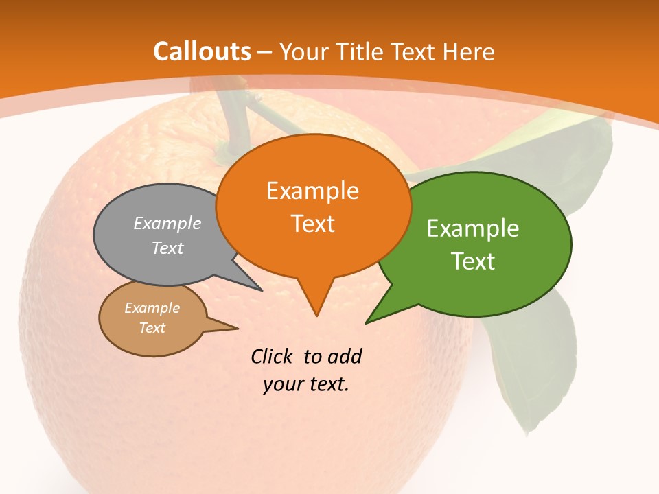Fresh Isolated Juicy PowerPoint Template
