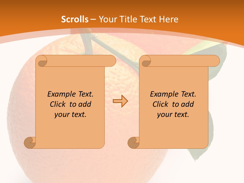 Fresh Isolated Juicy PowerPoint Template
