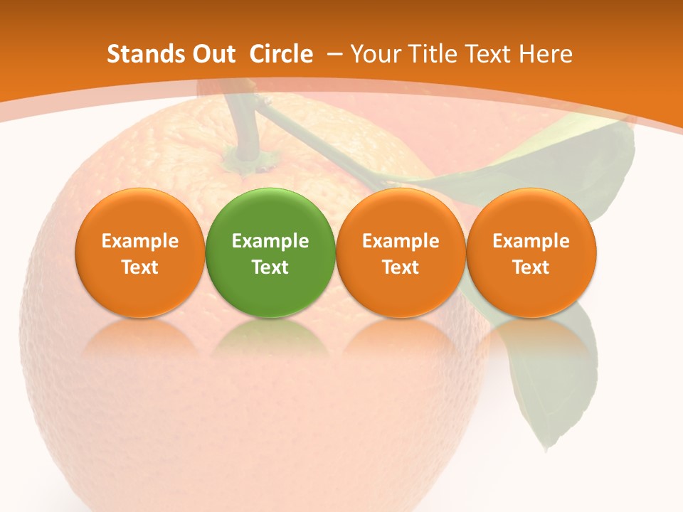 Fresh Isolated Juicy PowerPoint Template