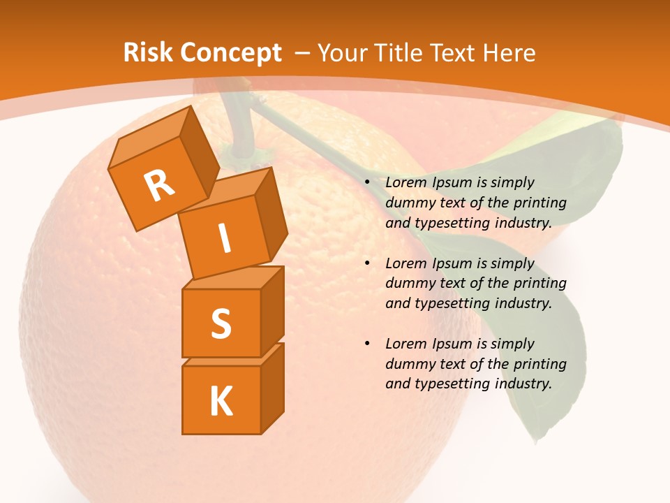 Fresh Isolated Juicy PowerPoint Template