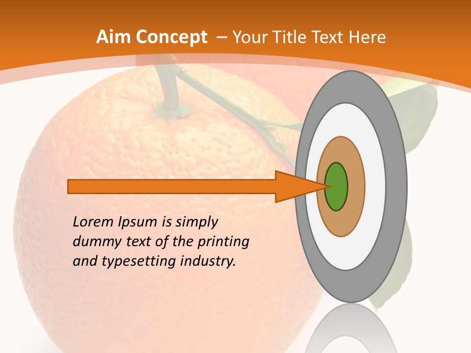 Fresh Isolated Juicy PowerPoint Template