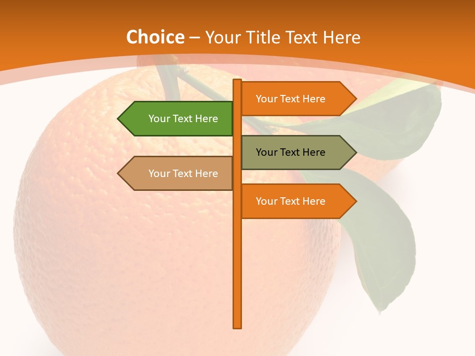 Fresh Isolated Juicy PowerPoint Template