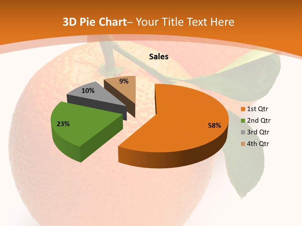 Fresh Isolated Juicy PowerPoint Template