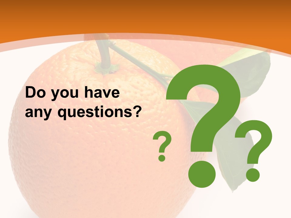 Fresh Isolated Juicy PowerPoint Template