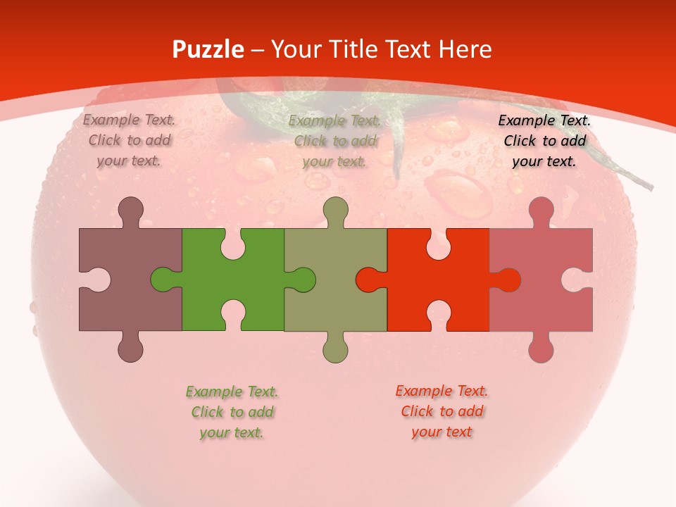 Isolated Fresh Drip PowerPoint Template