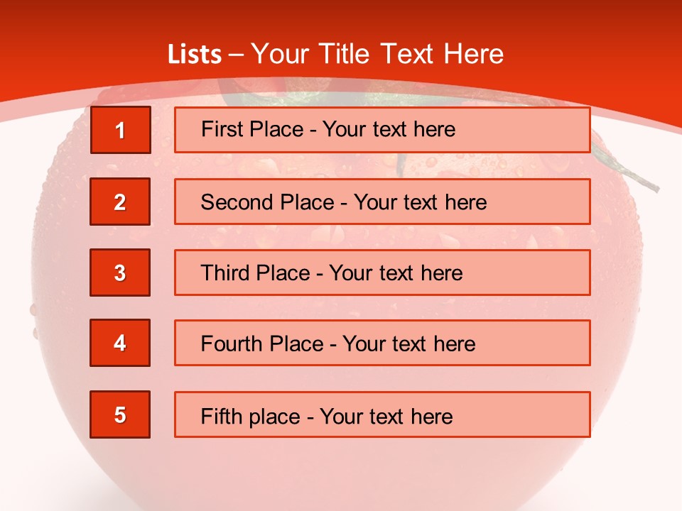 Isolated Fresh Drip PowerPoint Template