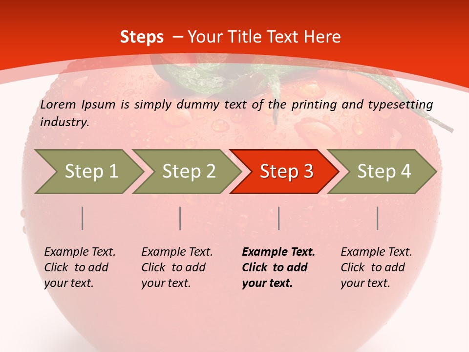 Isolated Fresh Drip PowerPoint Template