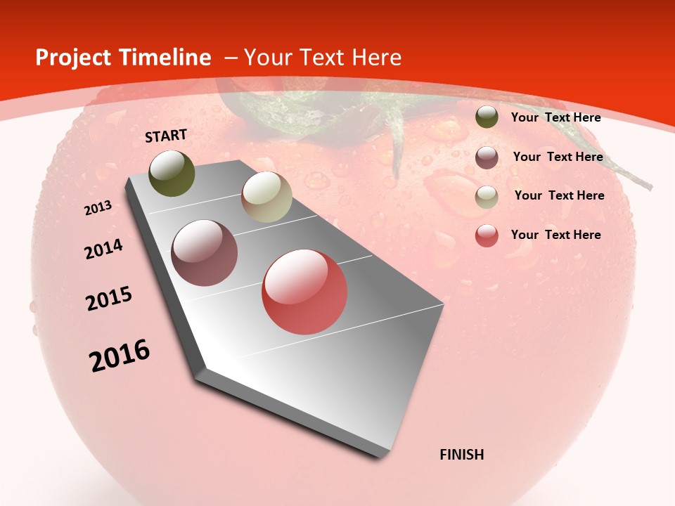 Isolated Fresh Drip PowerPoint Template