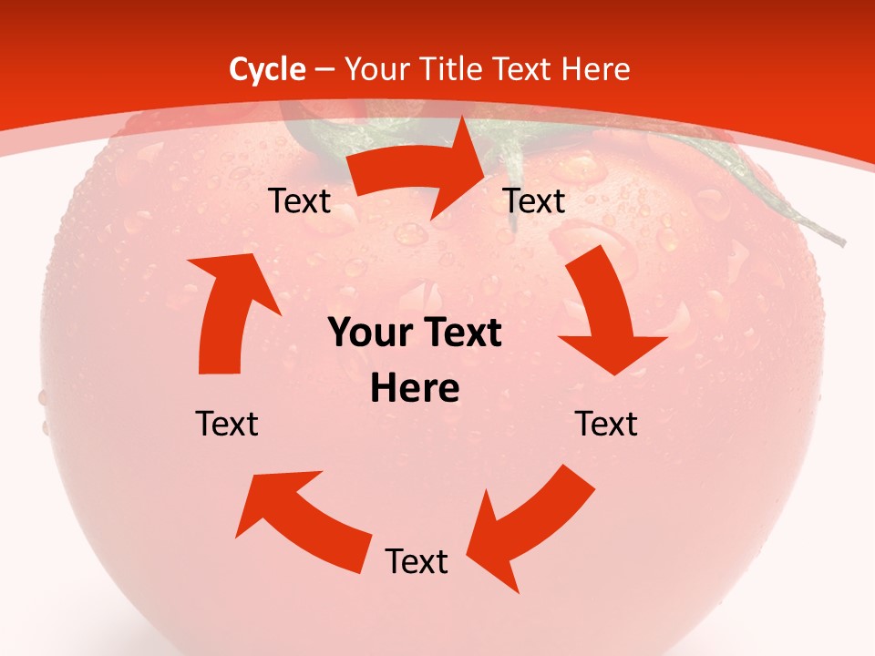Isolated Fresh Drip PowerPoint Template