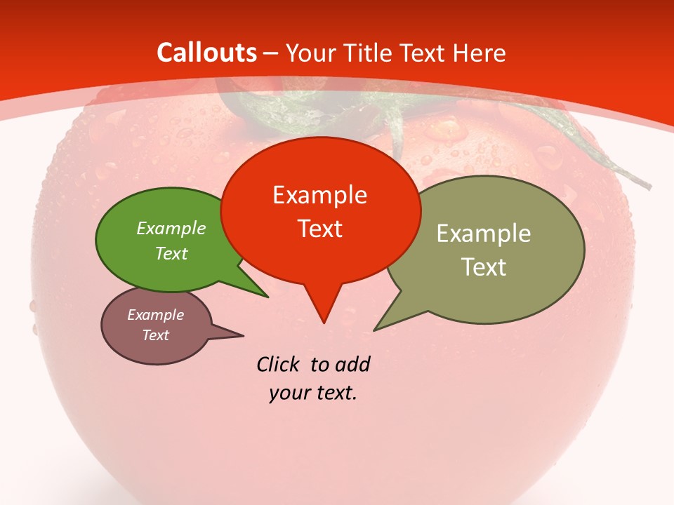 Isolated Fresh Drip PowerPoint Template