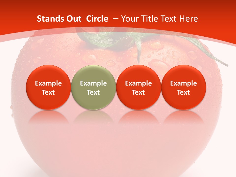 Isolated Fresh Drip PowerPoint Template