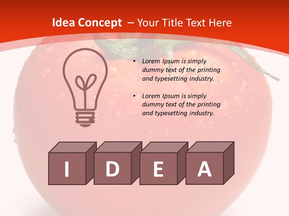 Isolated Fresh Drip PowerPoint Template