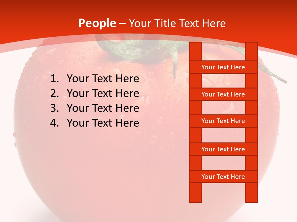 Isolated Fresh Drip PowerPoint Template