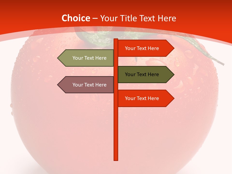 Isolated Fresh Drip PowerPoint Template