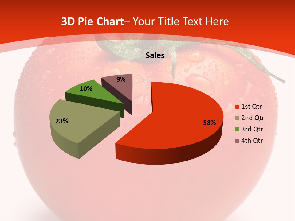 Isolated Fresh Drip PowerPoint Template