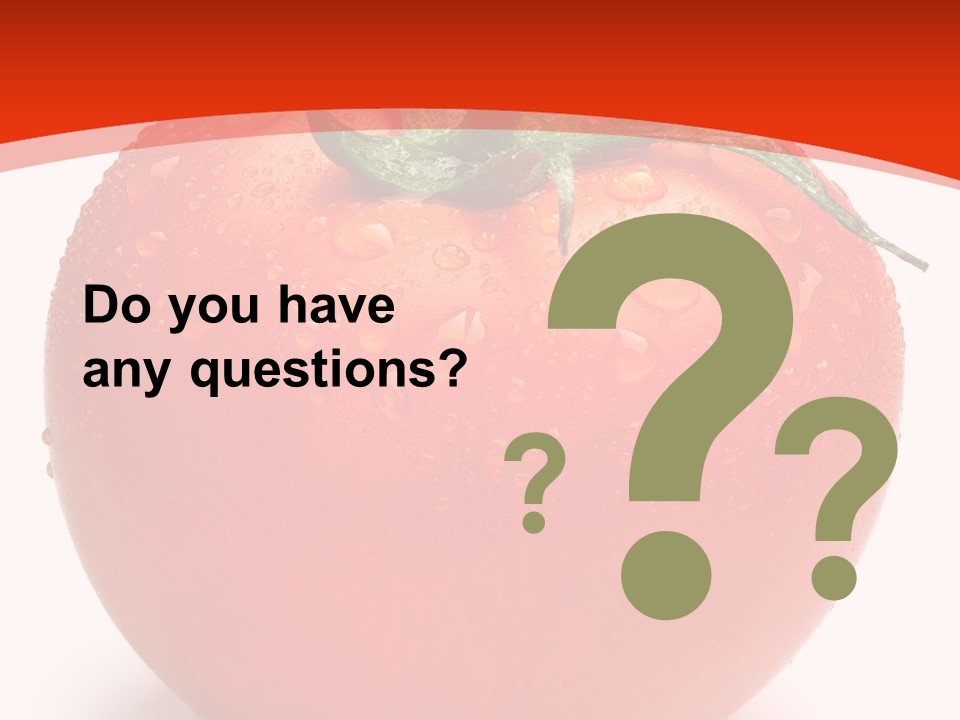 Isolated Fresh Drip PowerPoint Template