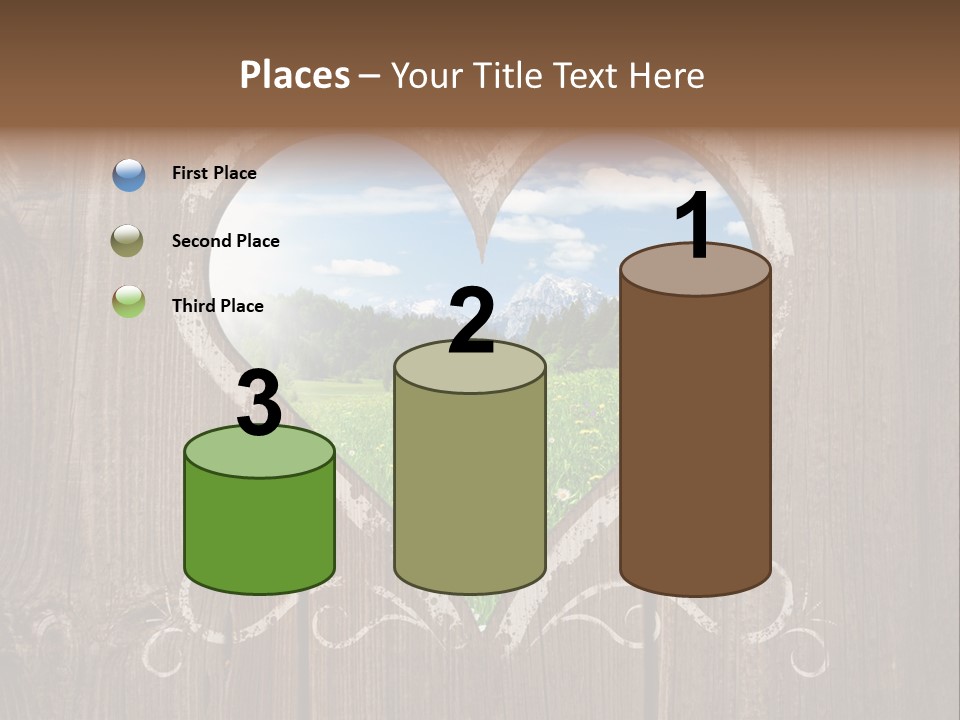 Countryside Cloud Grass PowerPoint Template