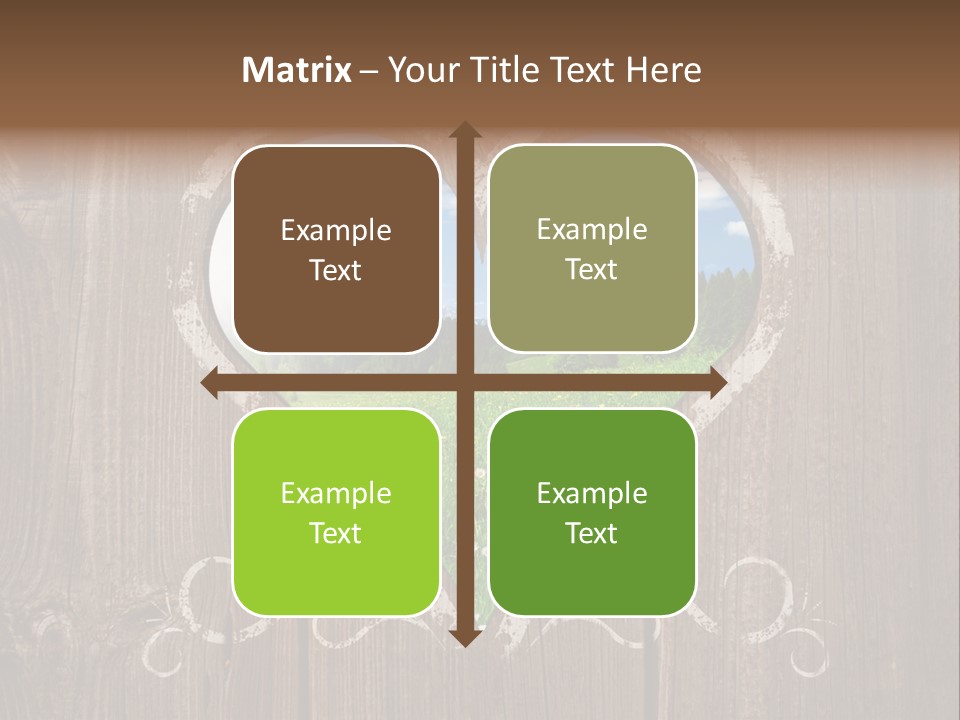 Countryside Cloud Grass PowerPoint Template