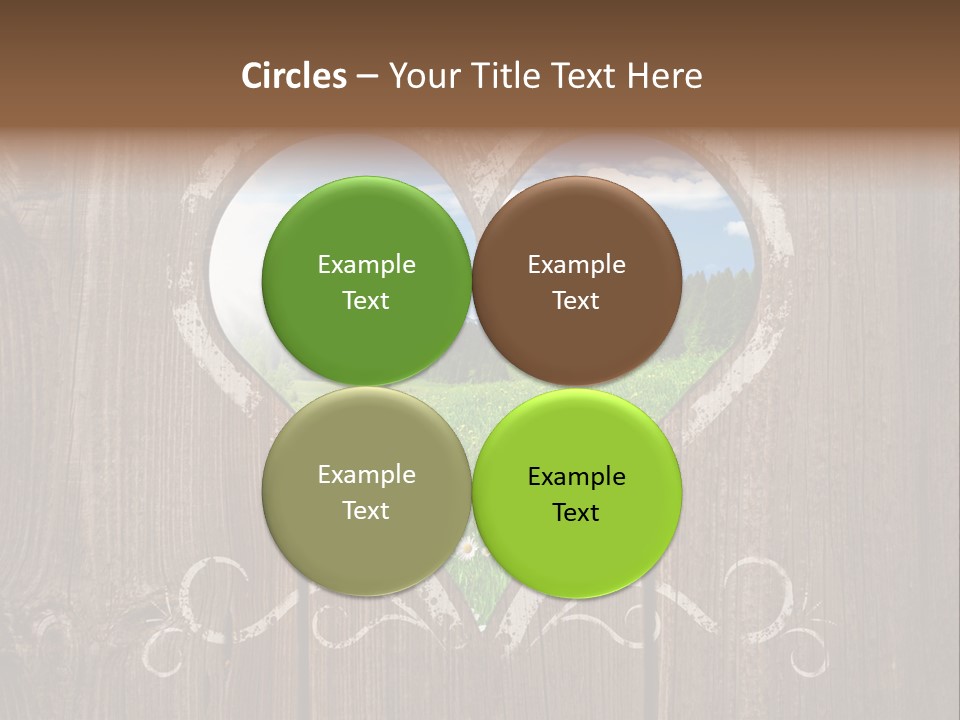 Countryside Cloud Grass PowerPoint Template