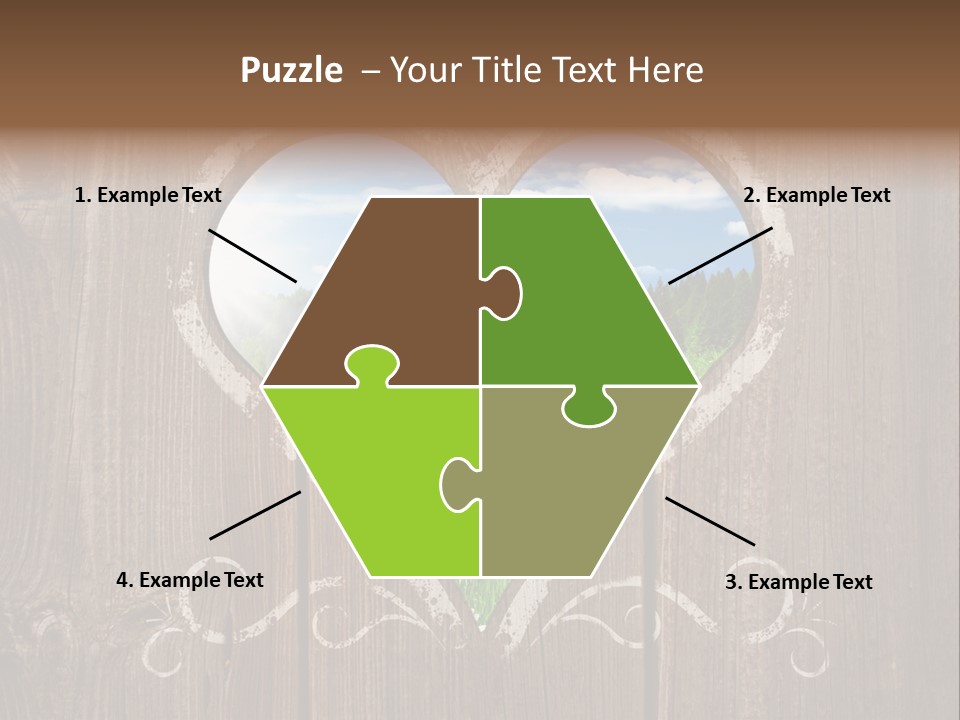 Countryside Cloud Grass PowerPoint Template