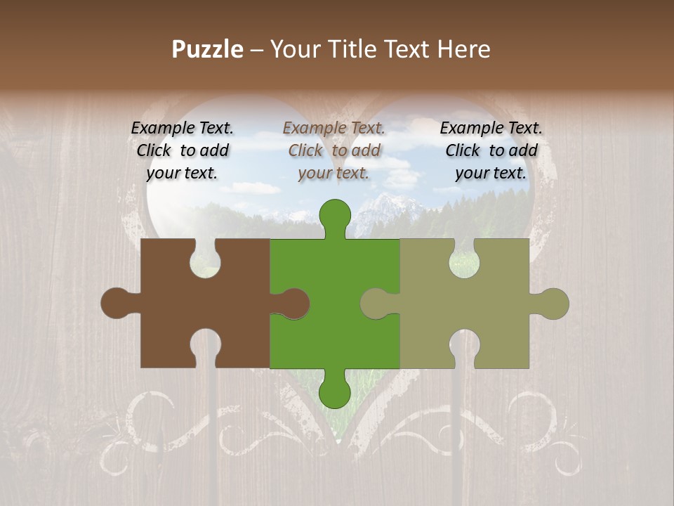 Countryside Cloud Grass PowerPoint Template