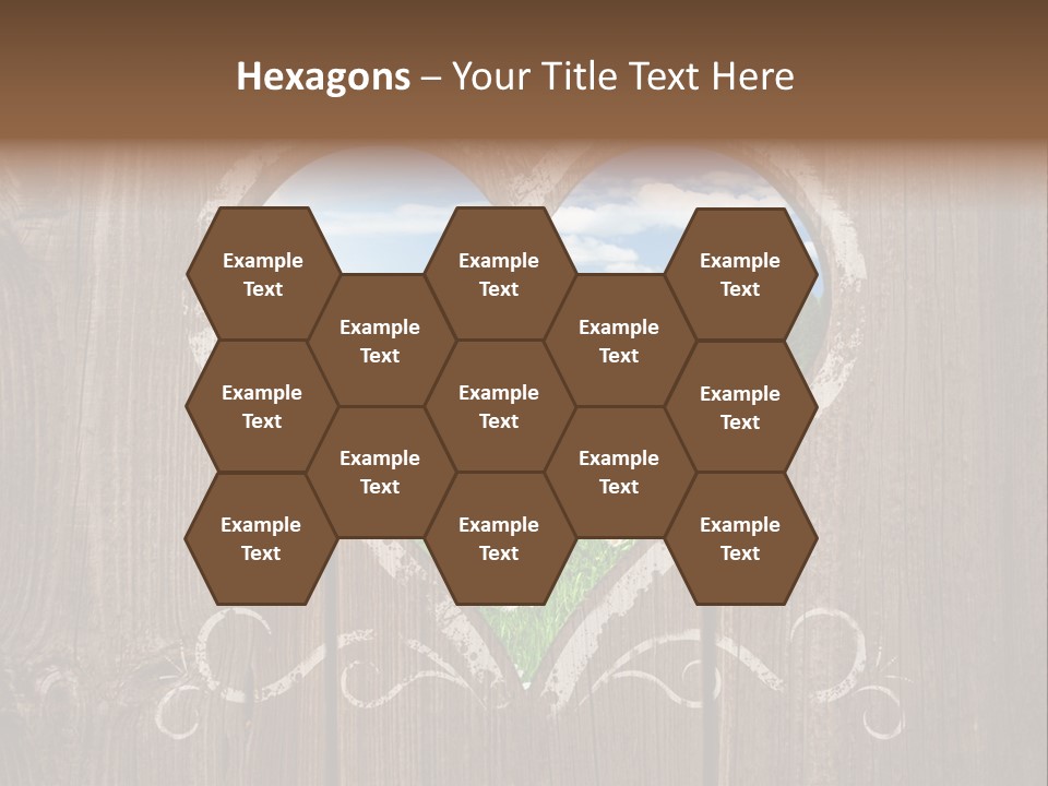 Countryside Cloud Grass PowerPoint Template