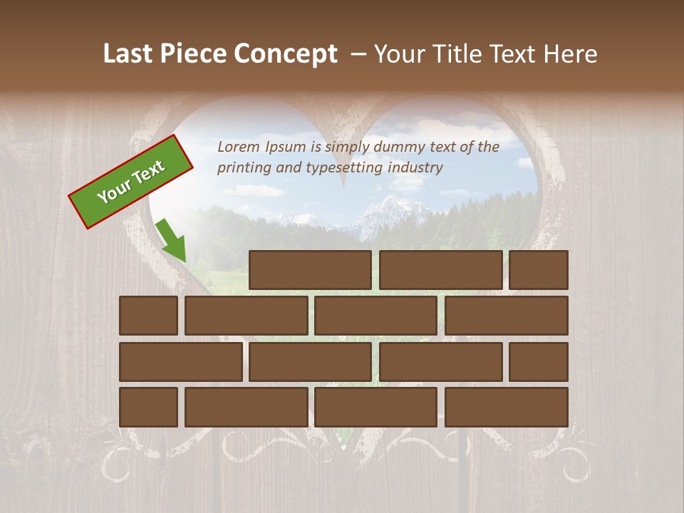 Countryside Cloud Grass PowerPoint Template