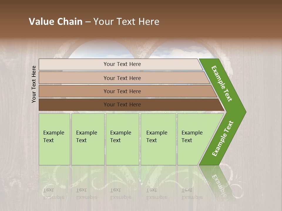 Countryside Cloud Grass PowerPoint Template