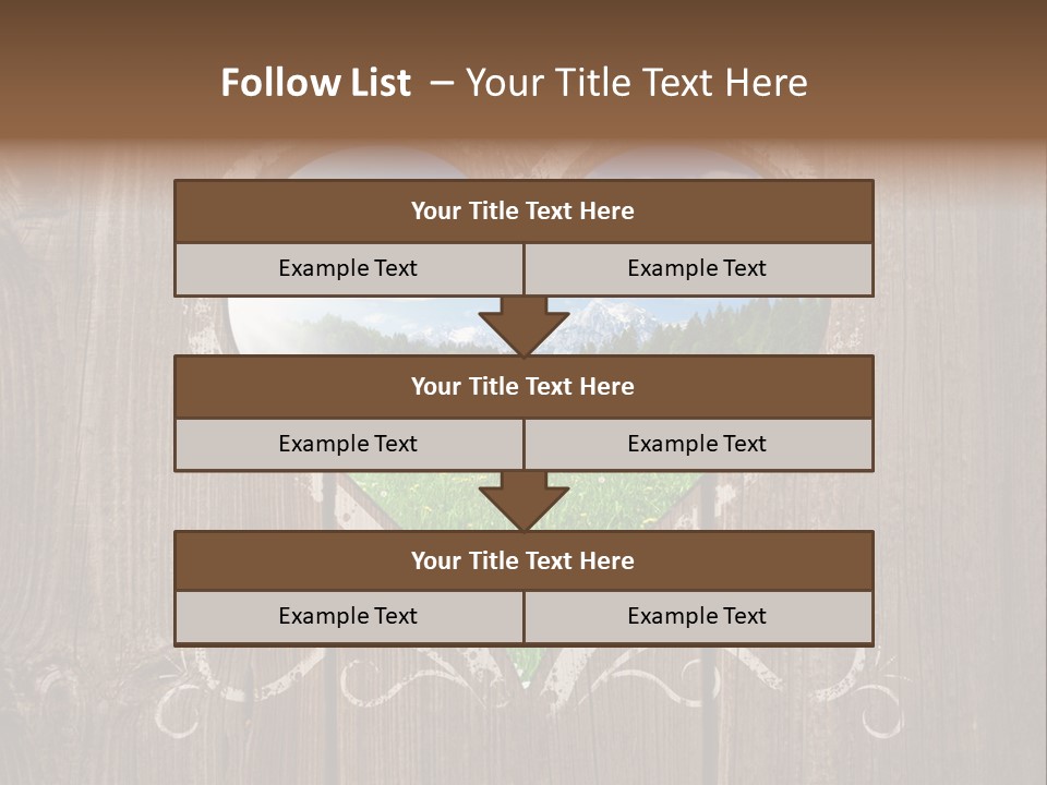 Countryside Cloud Grass PowerPoint Template