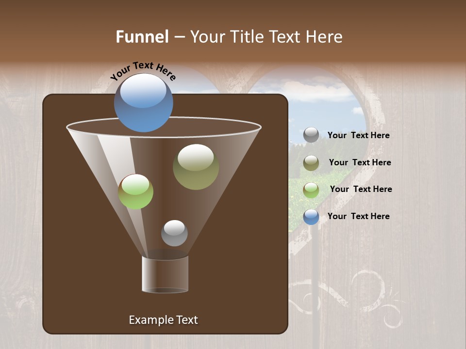 Countryside Cloud Grass PowerPoint Template