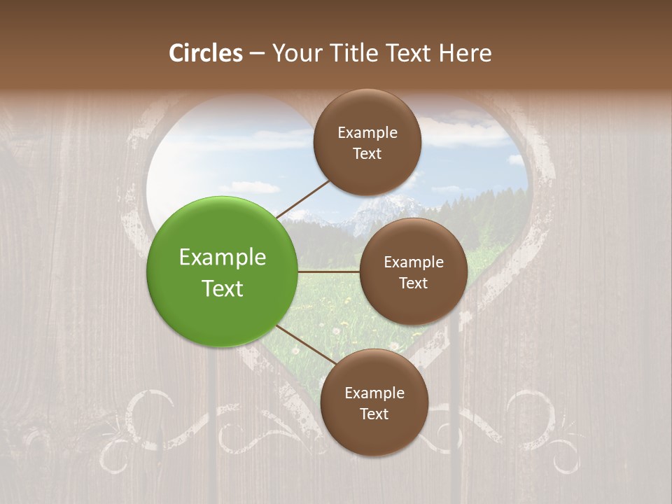 Countryside Cloud Grass PowerPoint Template