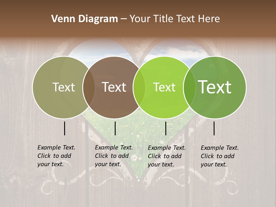 Countryside Cloud Grass PowerPoint Template