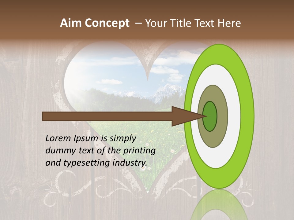 Countryside Cloud Grass PowerPoint Template