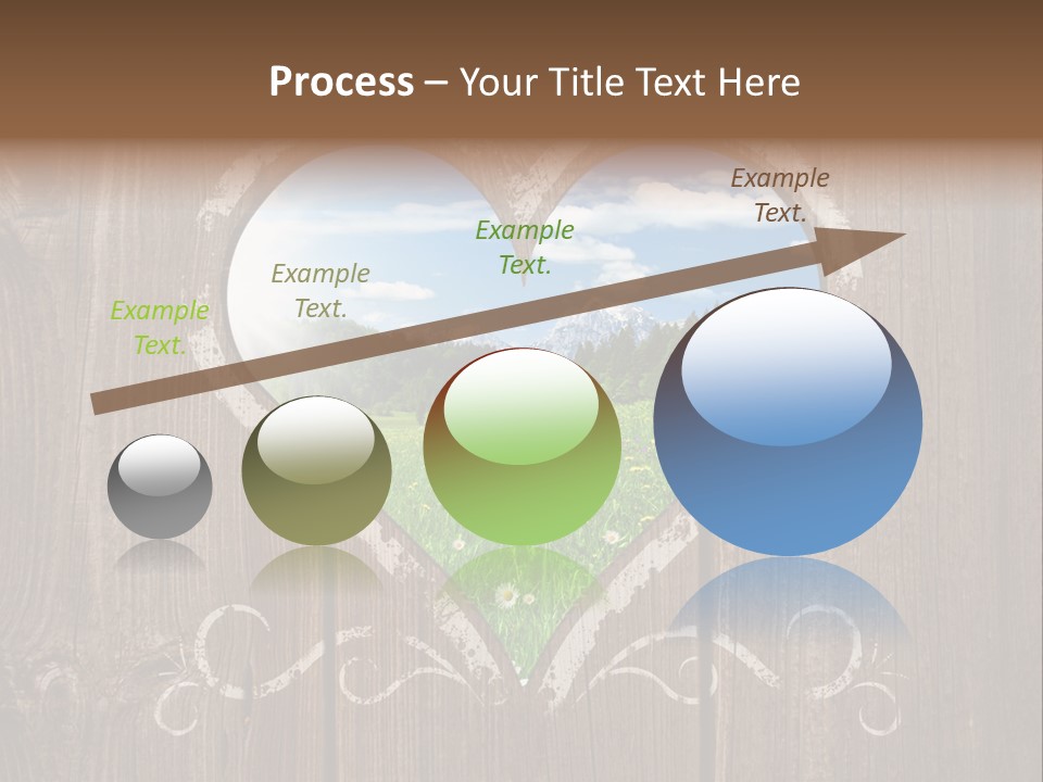 Countryside Cloud Grass PowerPoint Template