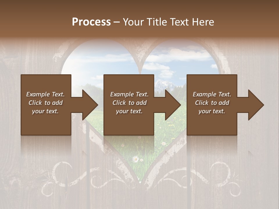 Countryside Cloud Grass PowerPoint Template