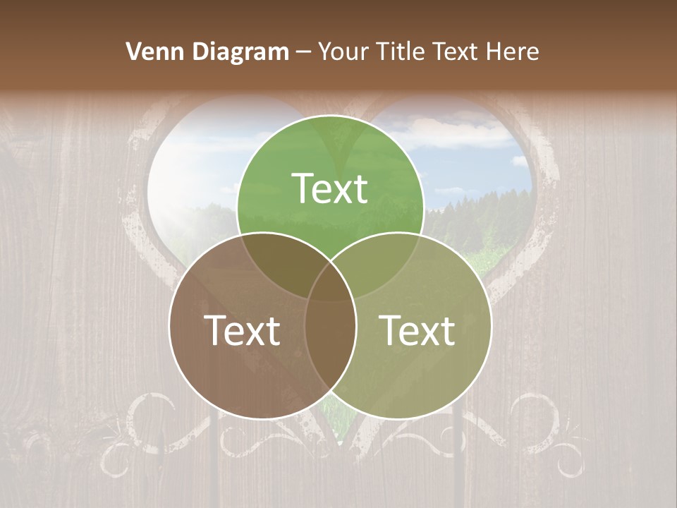 Countryside Cloud Grass PowerPoint Template