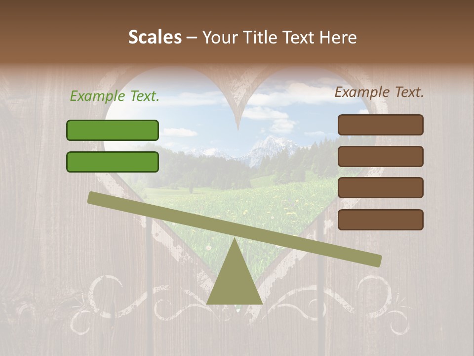Countryside Cloud Grass PowerPoint Template