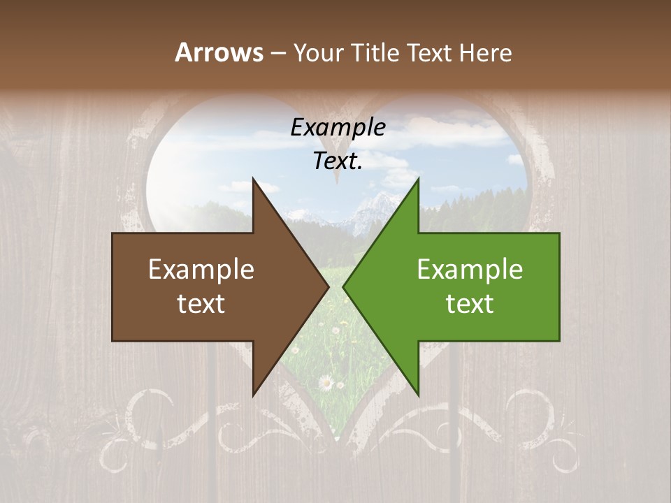 Countryside Cloud Grass PowerPoint Template