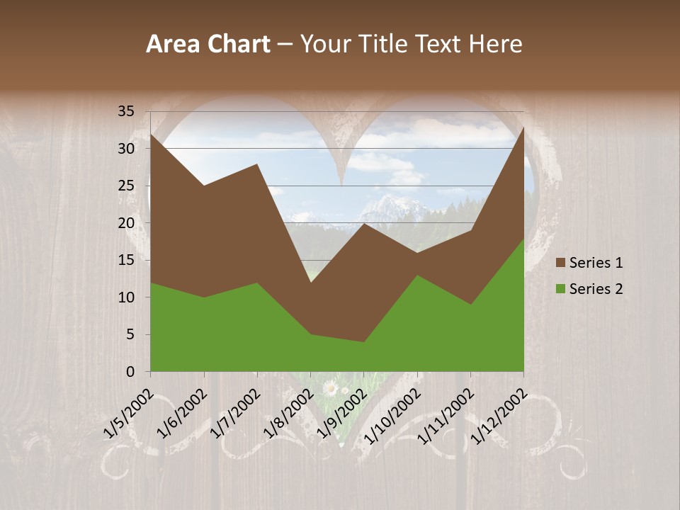 Countryside Cloud Grass PowerPoint Template