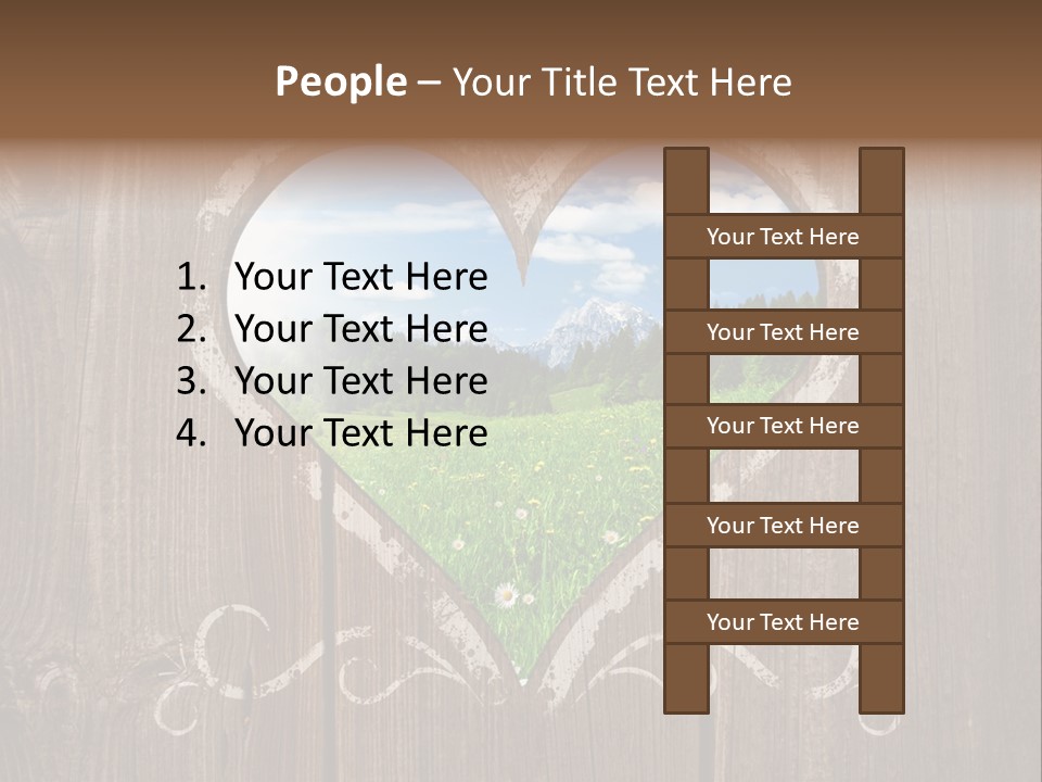 Countryside Cloud Grass PowerPoint Template