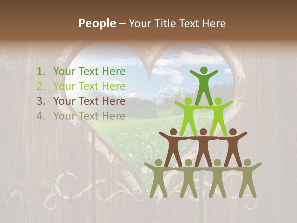 Countryside Cloud Grass PowerPoint Template