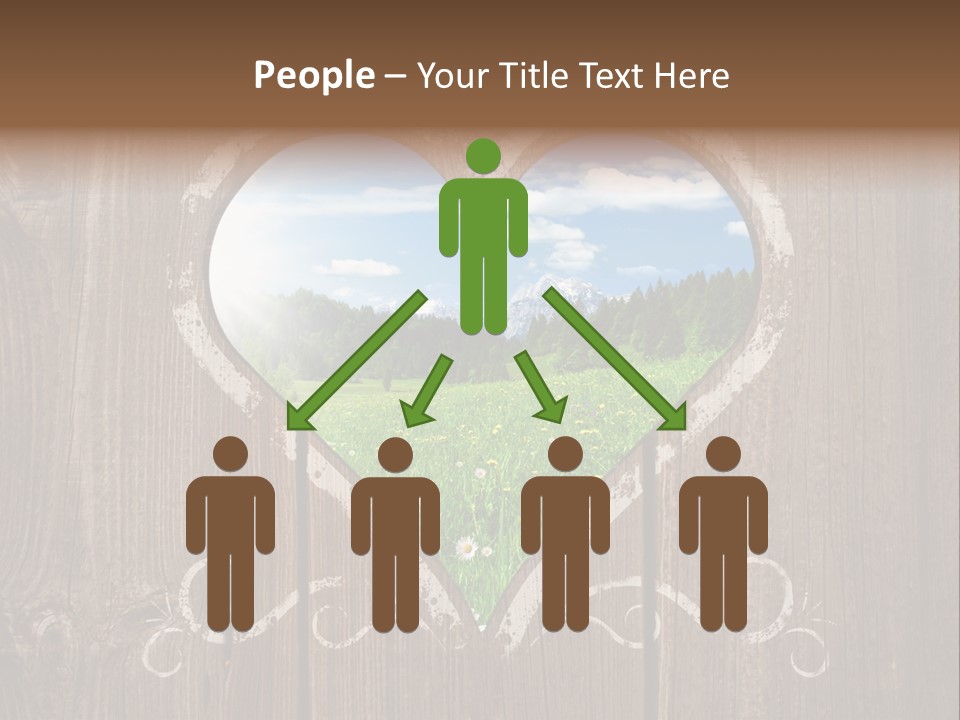 Countryside Cloud Grass PowerPoint Template