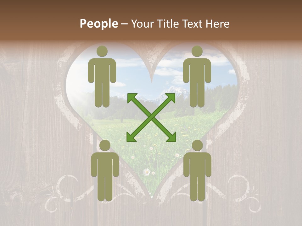 Countryside Cloud Grass PowerPoint Template