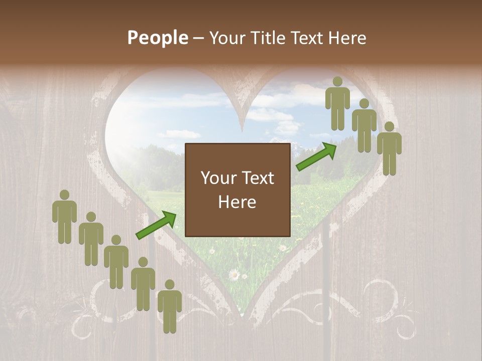 Countryside Cloud Grass PowerPoint Template