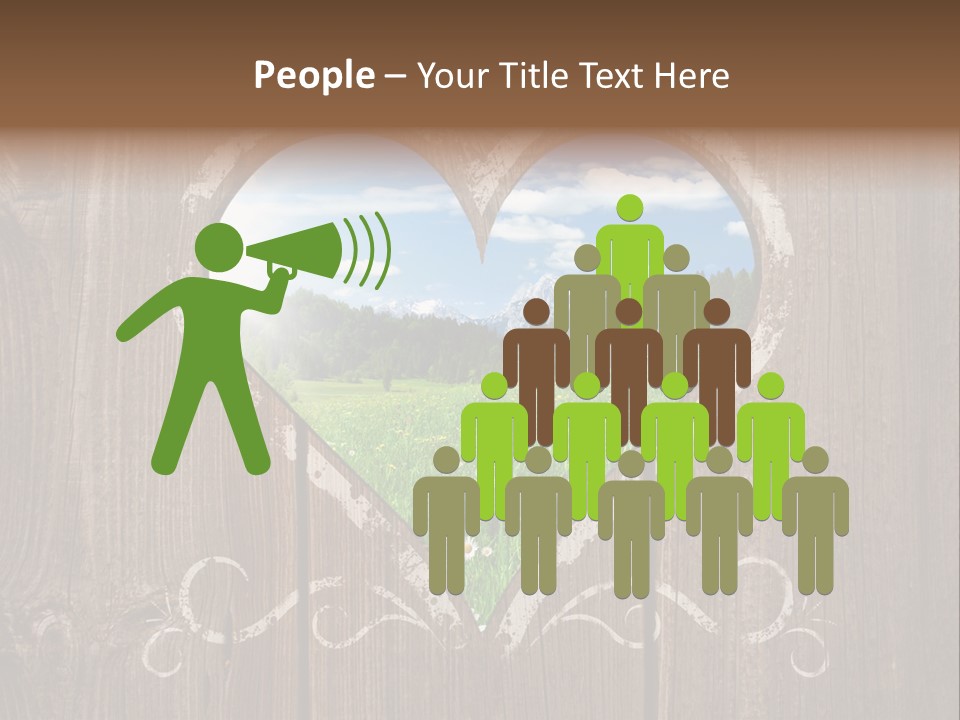 Countryside Cloud Grass PowerPoint Template