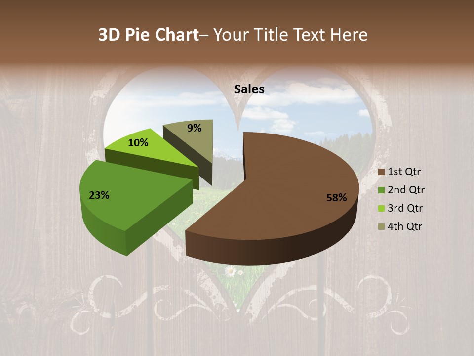 Countryside Cloud Grass PowerPoint Template
