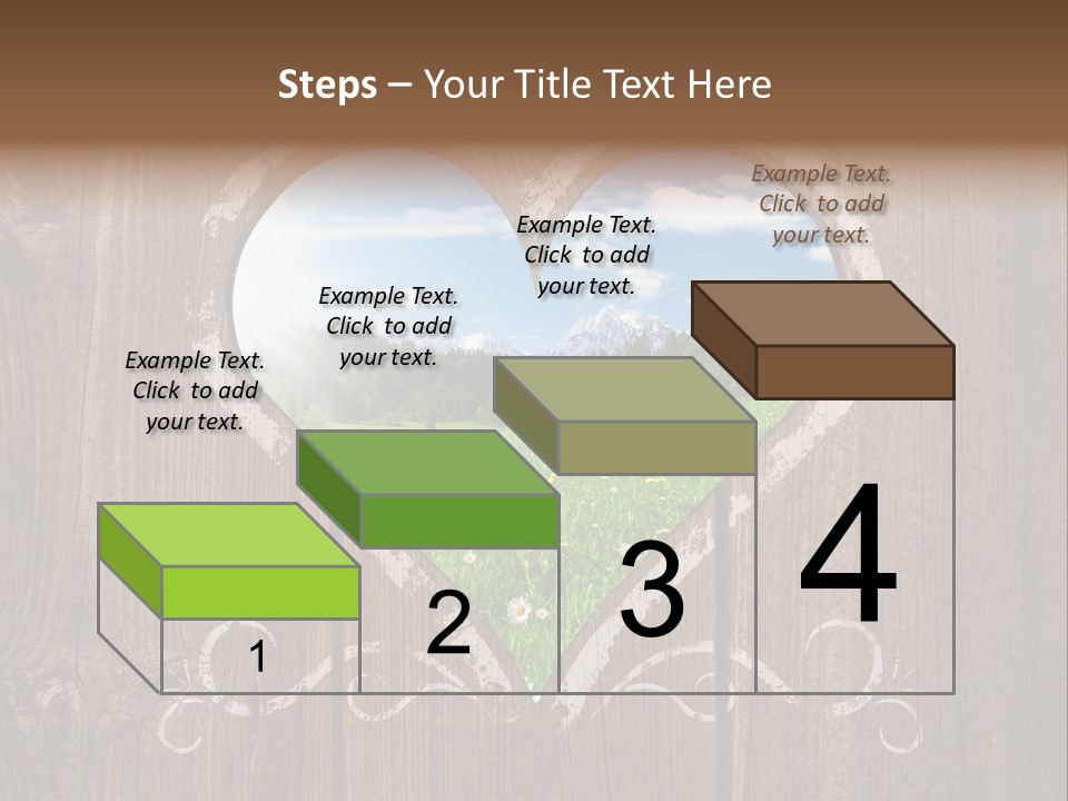 Countryside Cloud Grass PowerPoint Template