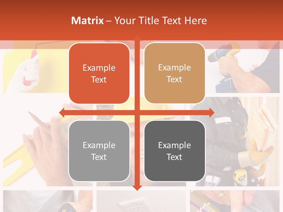 Repair Decoration Brush PowerPoint Template